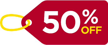 50% discount